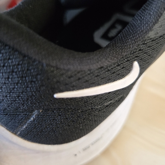 Nike Black Athletic Shoes with Cushioned Sole and Mesh Upper - Picture 8 of 10